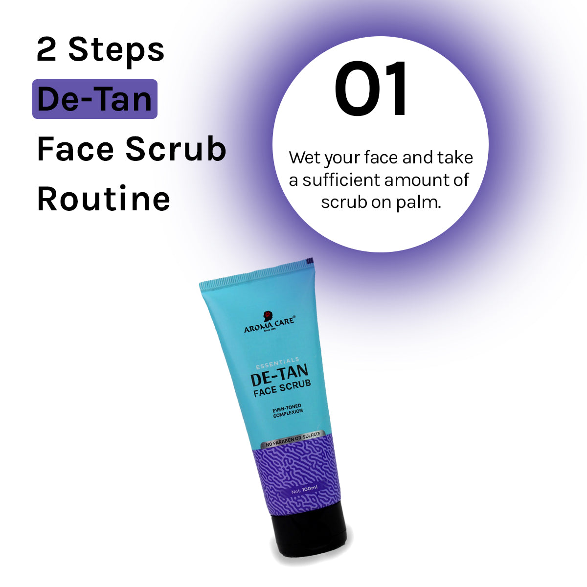 De-Tan Party Kit – Face Scrub & Face Wash for Instant Tan Removal & Radiant Skin
