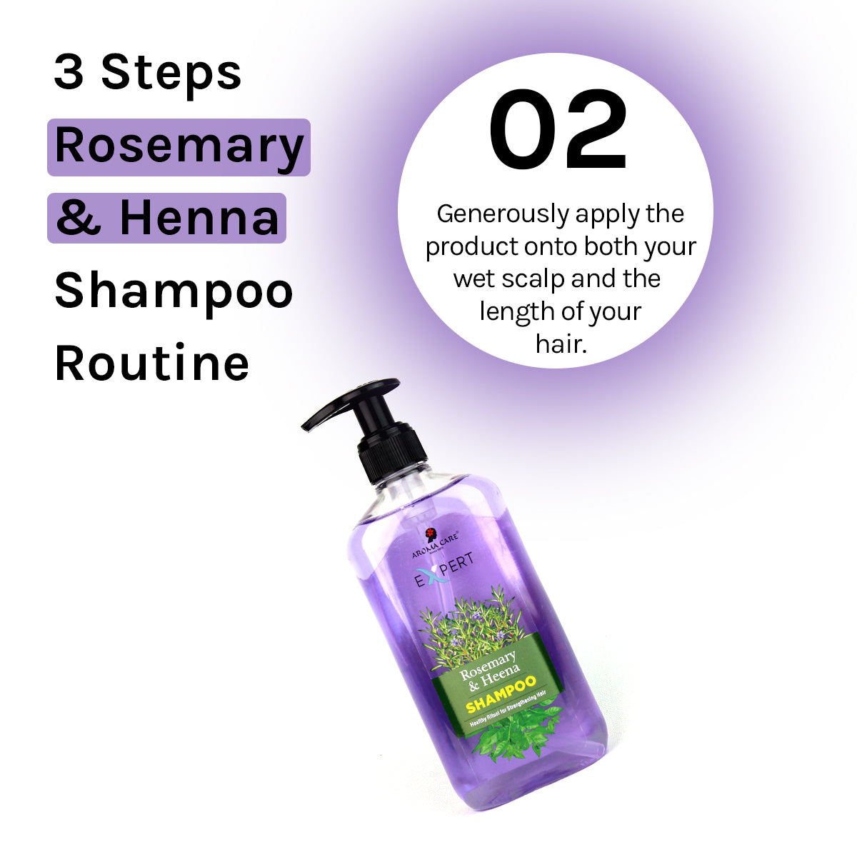 Rosemary & Henna Shampoo for Hair Fall