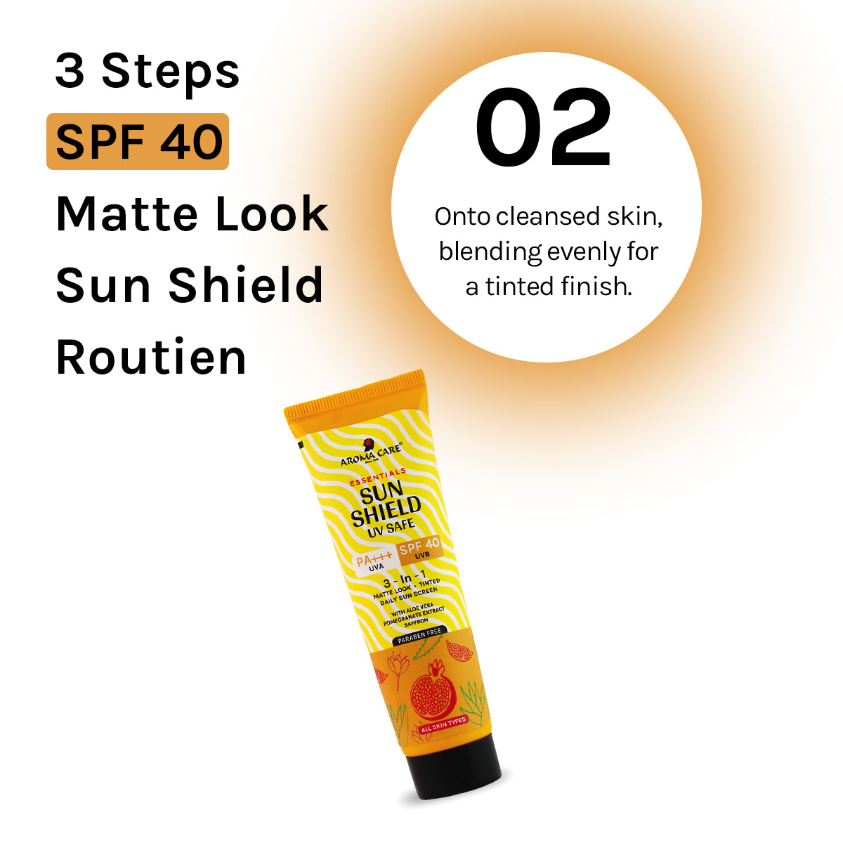 Sun Shield UV Safe SPF 40 | 3-IN-1 Sunscreen