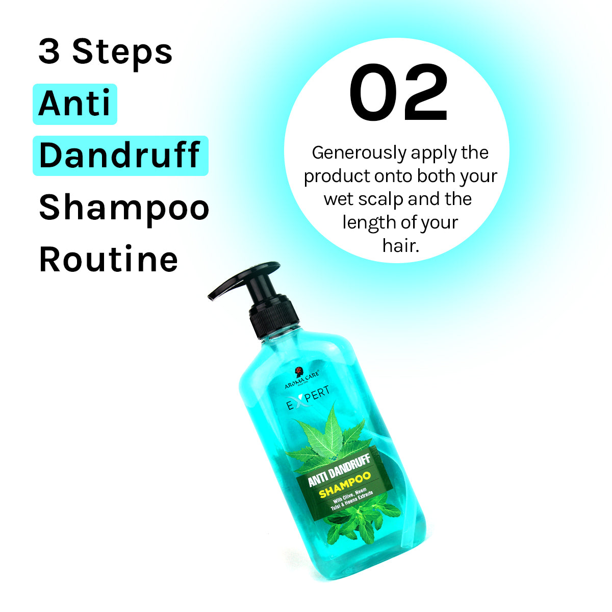 Anti Dandruff Shampoo , with Cooling Menthol