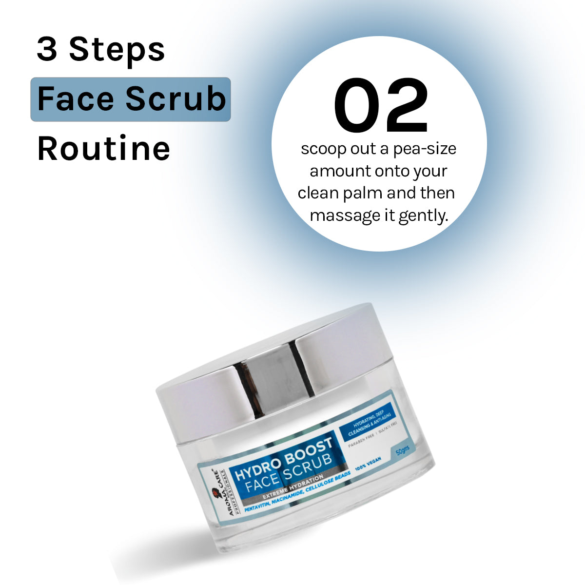 Hydro Boost Face Scrub 50gm