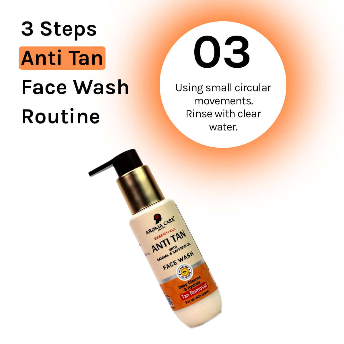 Anti Tan Deep Cleanse & Hydrate Tan Removal Face Wash 100ml