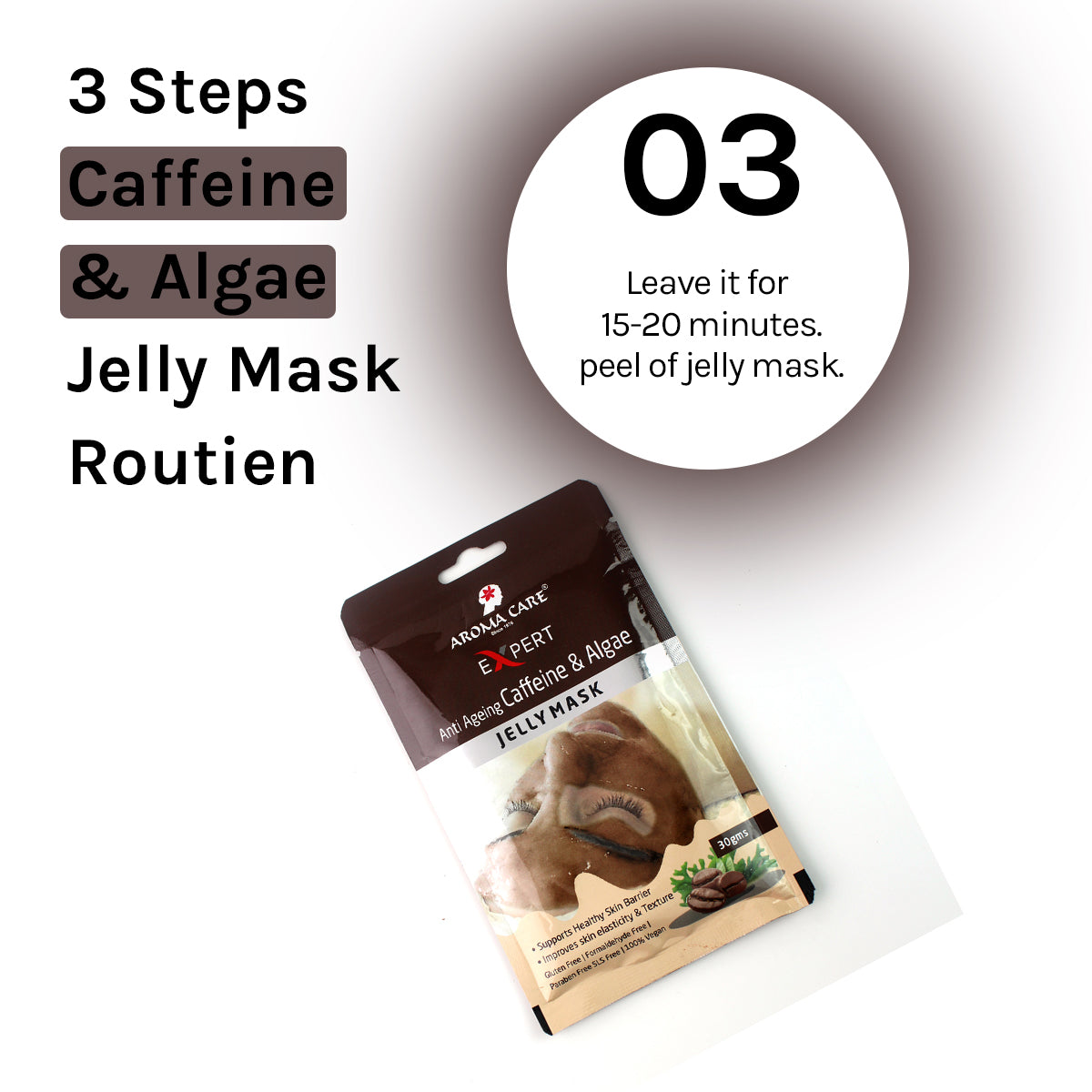Anti-Ageing Caffeine & Algae Jelly Peel-Off Mask