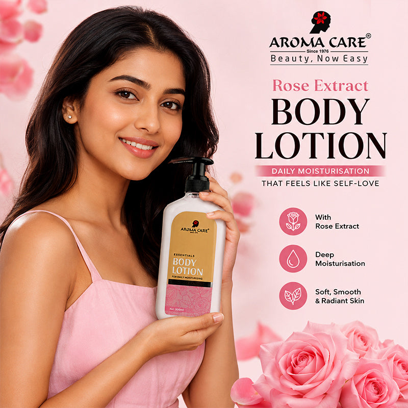 Rose Extract Body Lotion – Deep Moisturizing for Radiant & Fragrant Skin 300ml