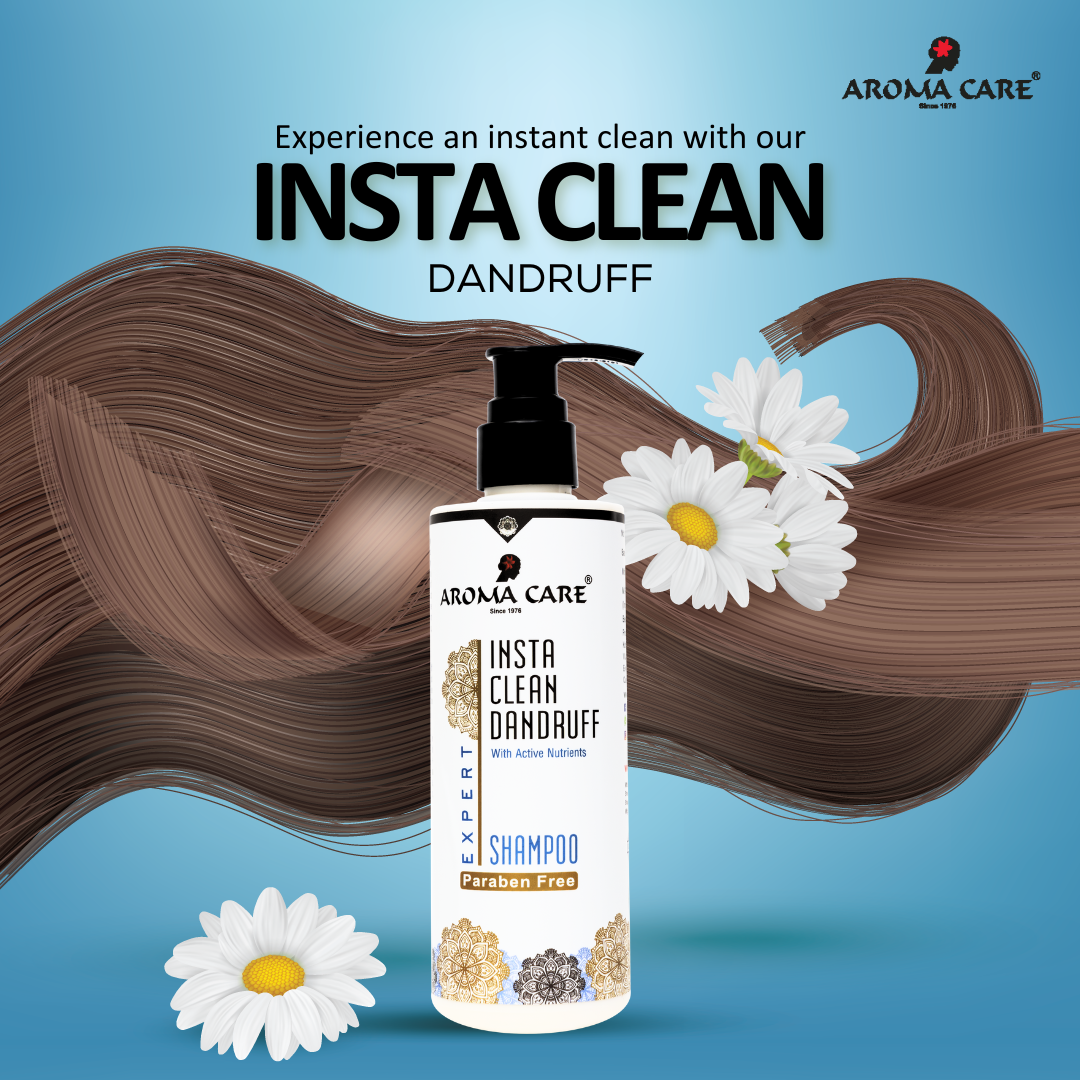 Insta Clean Anti-Dandruff Shampoo for Flake-Free, Healthy Scalp