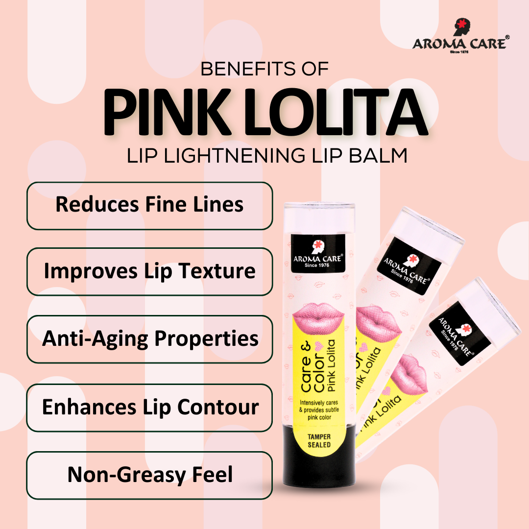 Pink Lolita Color Lip Balm – Tinted Moisturizer for Soft & Rosy Lips 4.7g