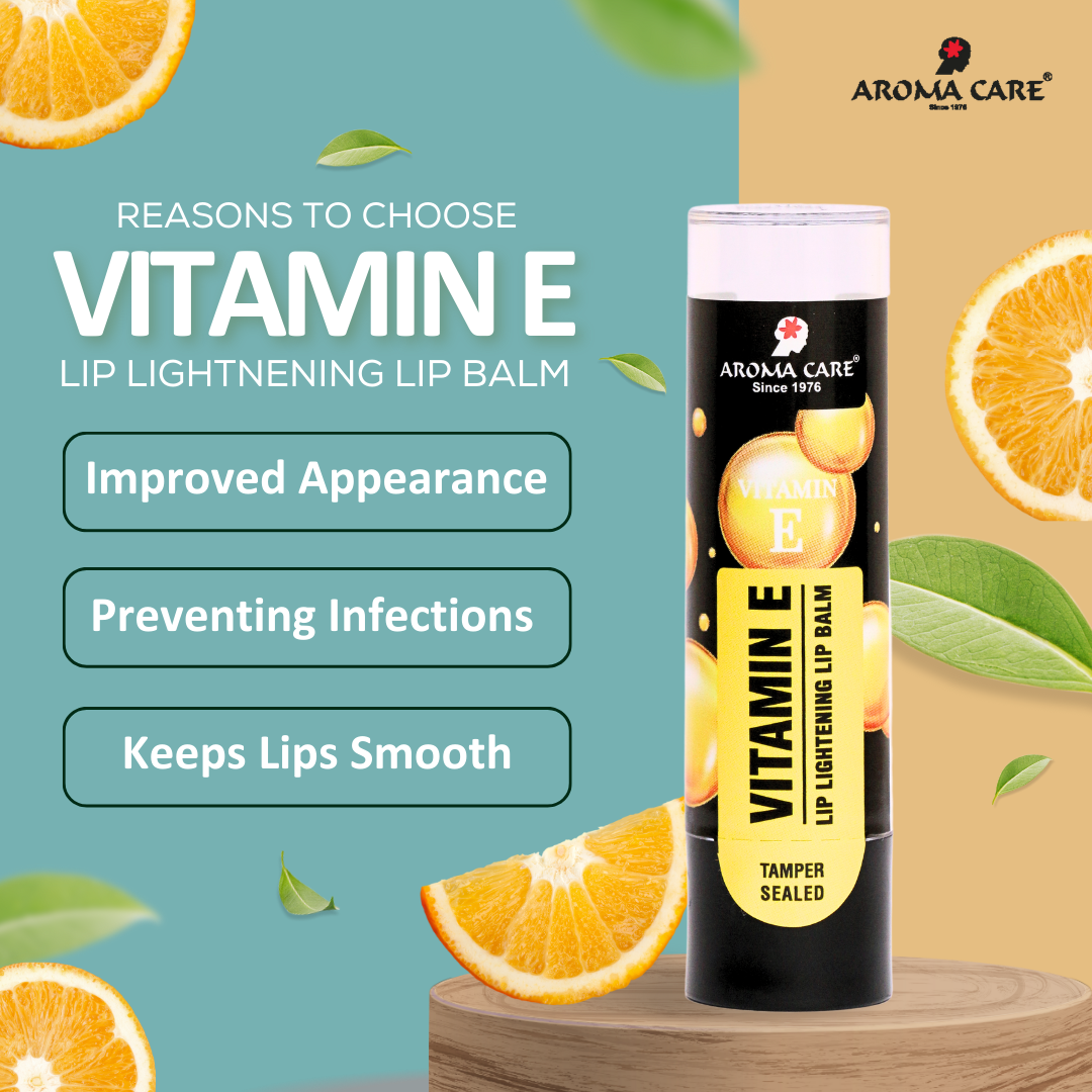 Vitamin E Lip Lightening Balm for Brighter, Softer & Moisturized Lips 4.7g