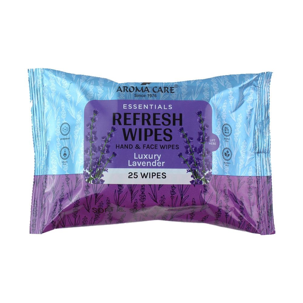LUXURY LAVENDER REFRESH WIPES 25 WIPES