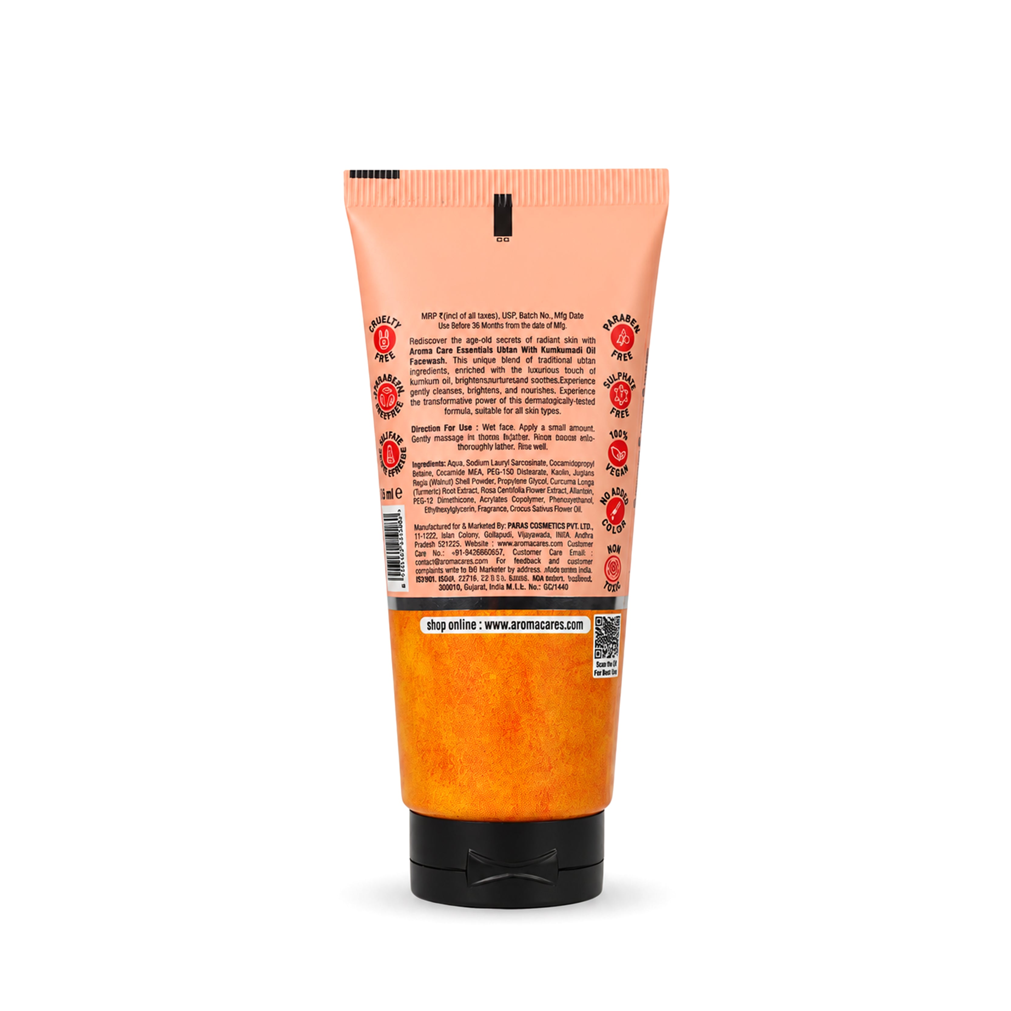 Ubtan With Kumkumadi Oil Face Wash