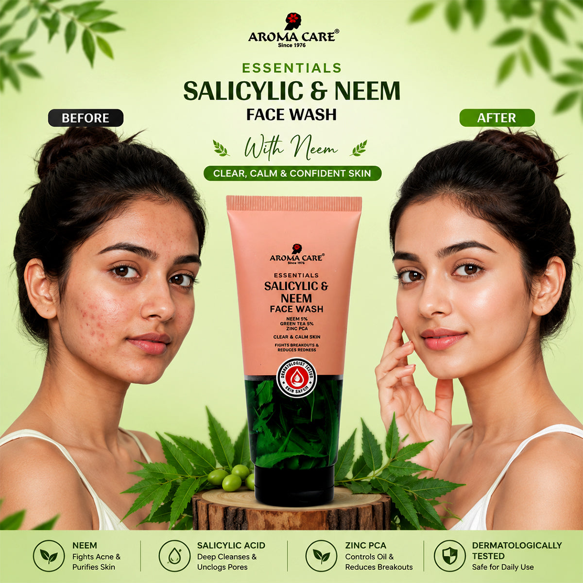 Salicylic & Neem Face Wash - With Neem