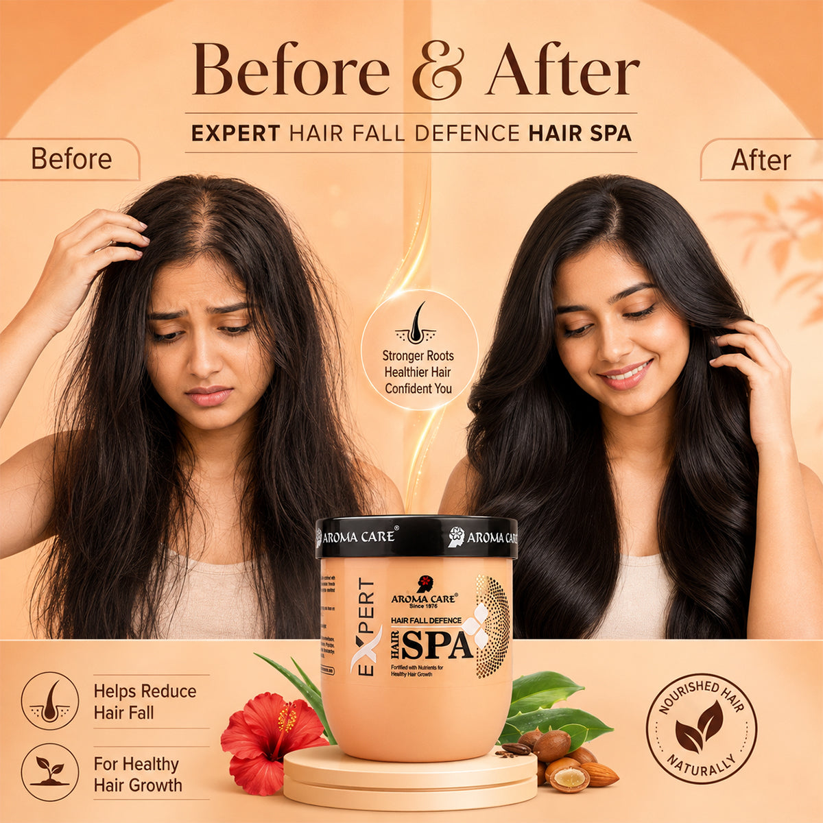 Hair Fall Defence Hair Spa Strengthens Roots