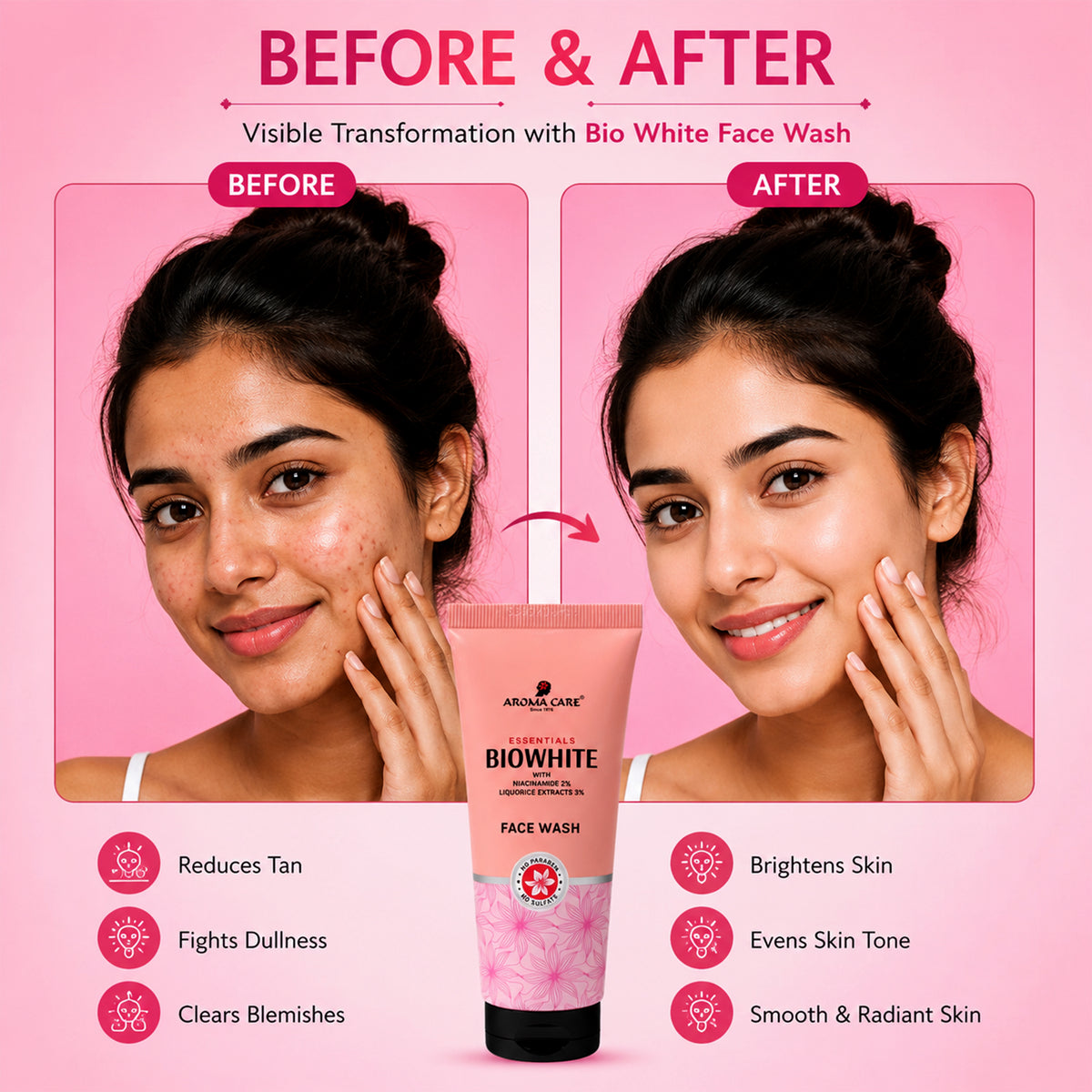 Bio White Face Wash 100gm