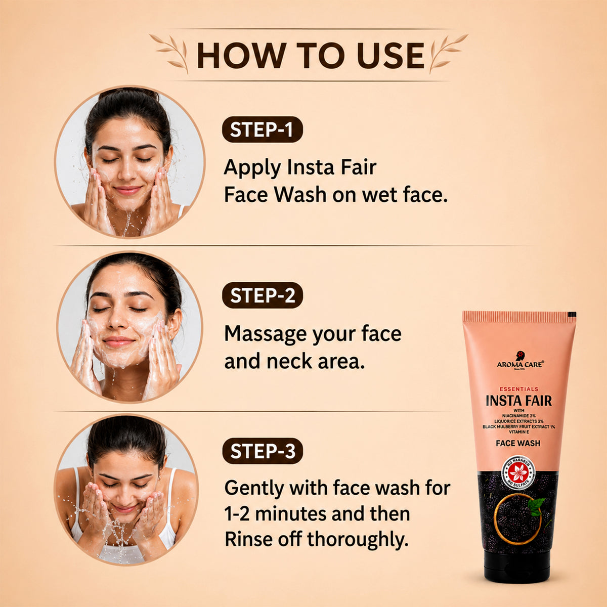 Insta Fair Face Wash 50gm