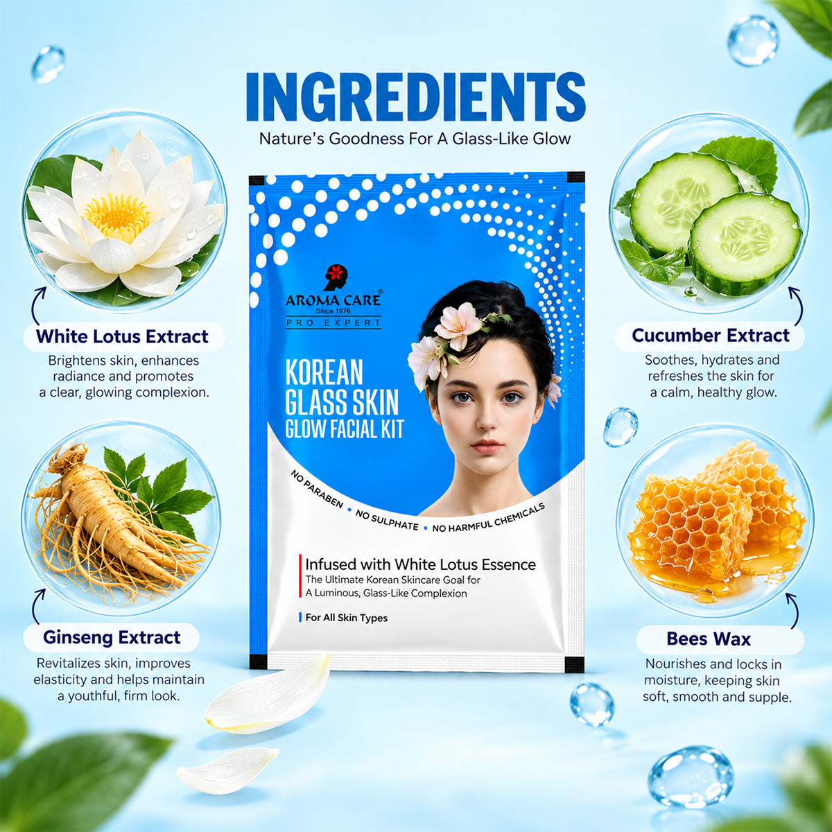Pro Expert Korean Glass Skin Facial Kit