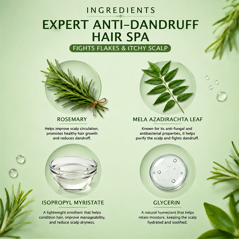 Anti-Dandruff Hair Spa Fights Flakes & Itchy