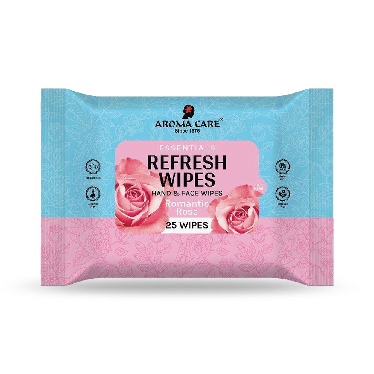 Romantic Rose Refresh Wipes