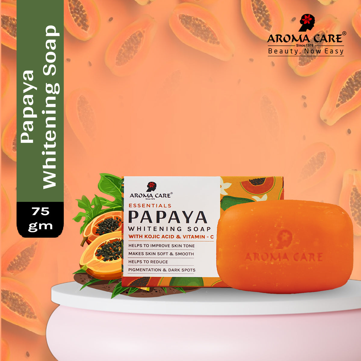Papaya Whitening Soap with Kojic Acid