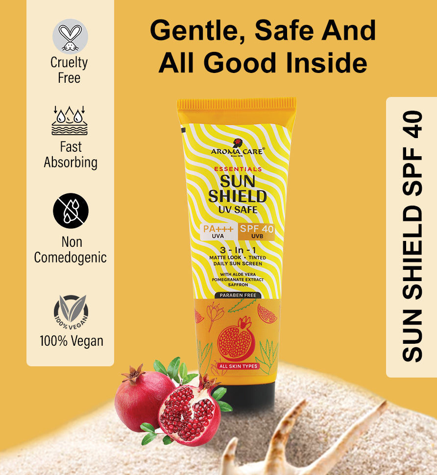 Sun Shield UV Safe SPF 40 | 3-IN-1 Sunscreen