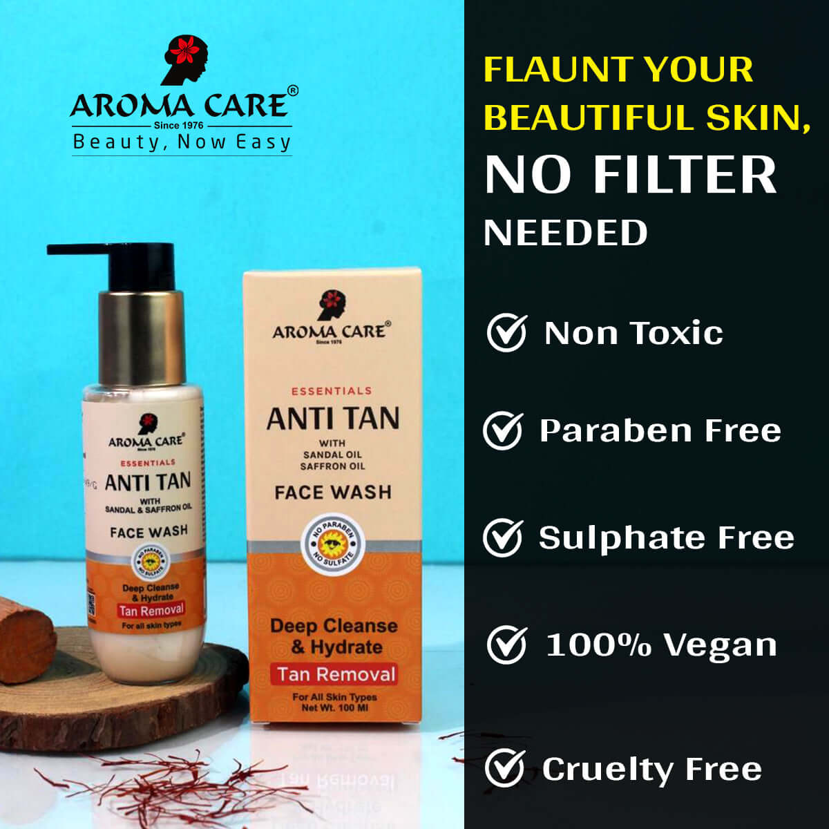 Anti Tan Deep Cleanse & Hydrate Tan Removal Face Wash 100ml