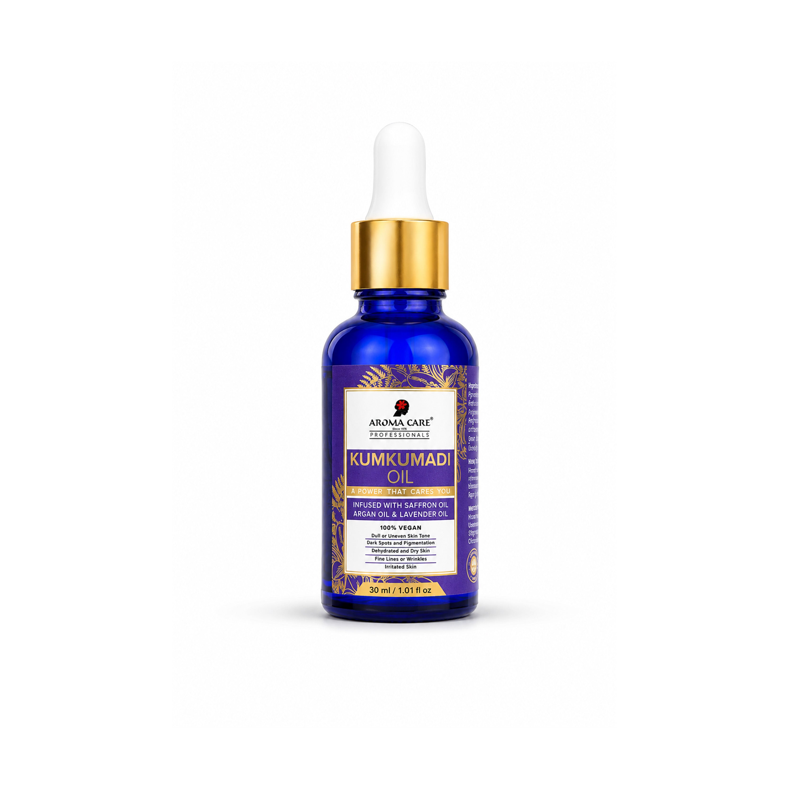 Kumkumadi Tailam Face Oil with Pure Saffron for Brightening & Radiant Skin 30ml
