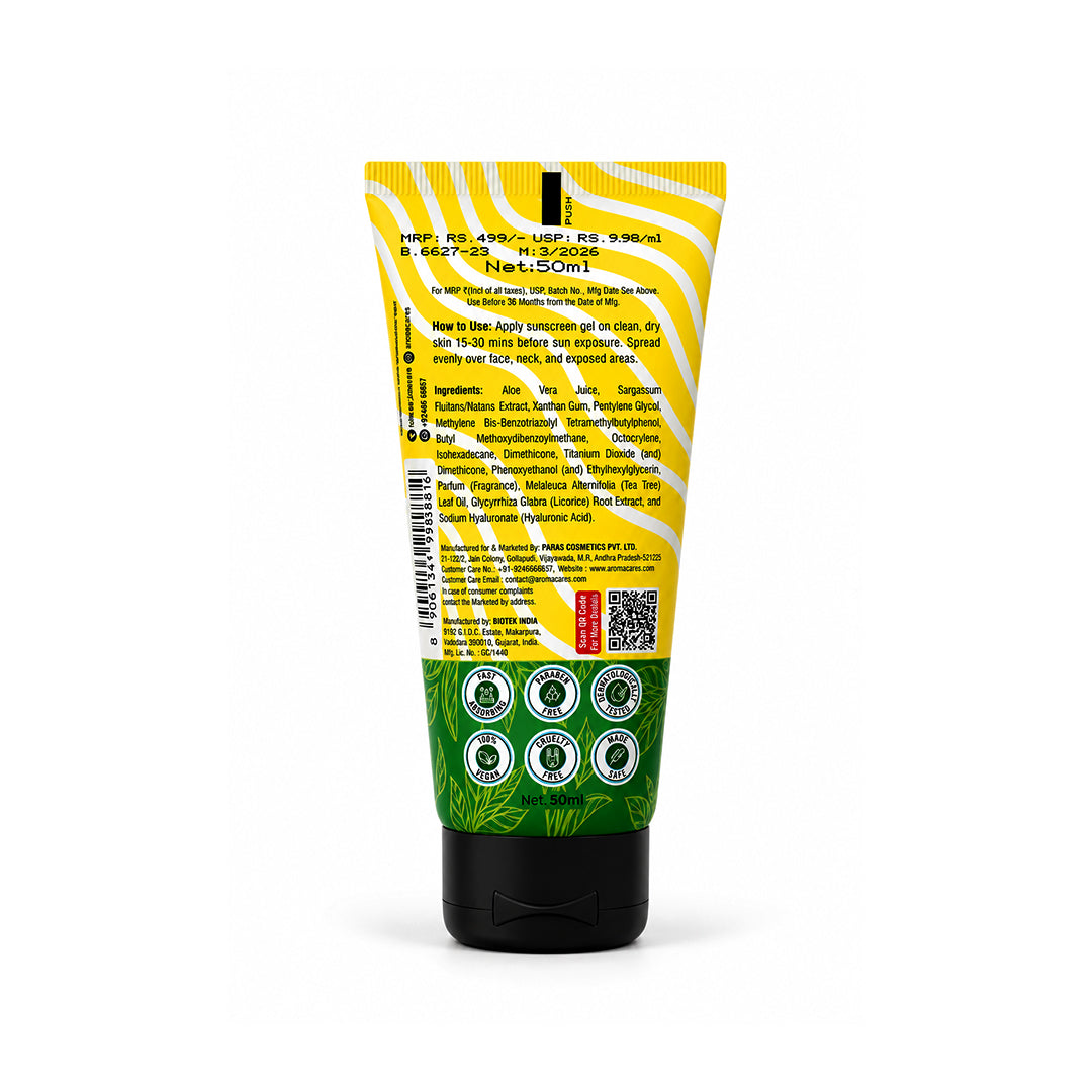 Sun Shield SPF 50 PA+++ Sunscreen With Tea