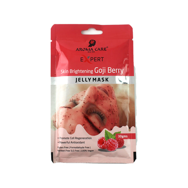 "Skin Brightening Goji Berry Jelly Peel-Off Mask 30gm, Glowing Skin & Tan Removal Face Mask with Natural Antioxidants"