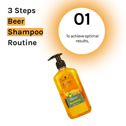 Beer Shampoo , for Strong, Shiny & Hair