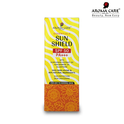 Sun Shield SPF 50 PA+++ With Sunflower Extract, Niacinamide & Allantoine