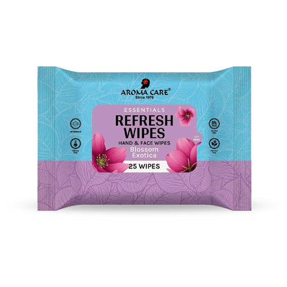 Blossom Exotica Refresh Wipes, 25 Wipes, Pack Of (2)