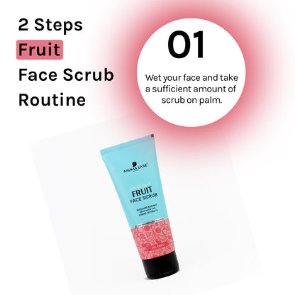 Fruit Face Scrub Party Kit – Face Scrub & Bio White Face Wash for Glowing Skin