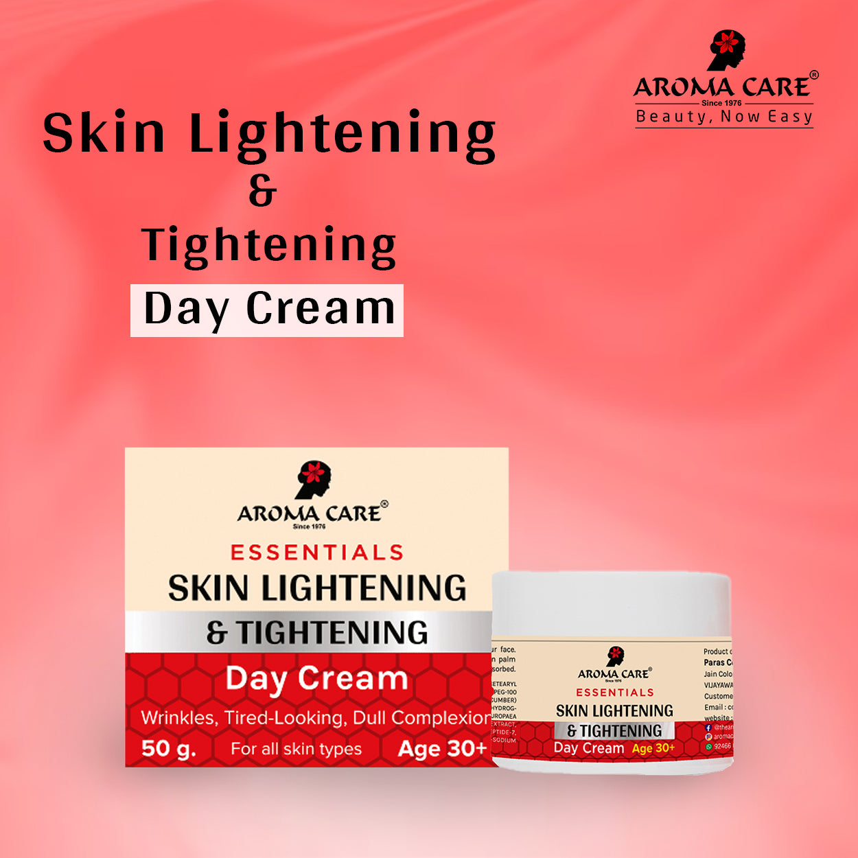 SKIN LIGHTENING & TIGHTENING  DAY CREAM 30+ (50g)
