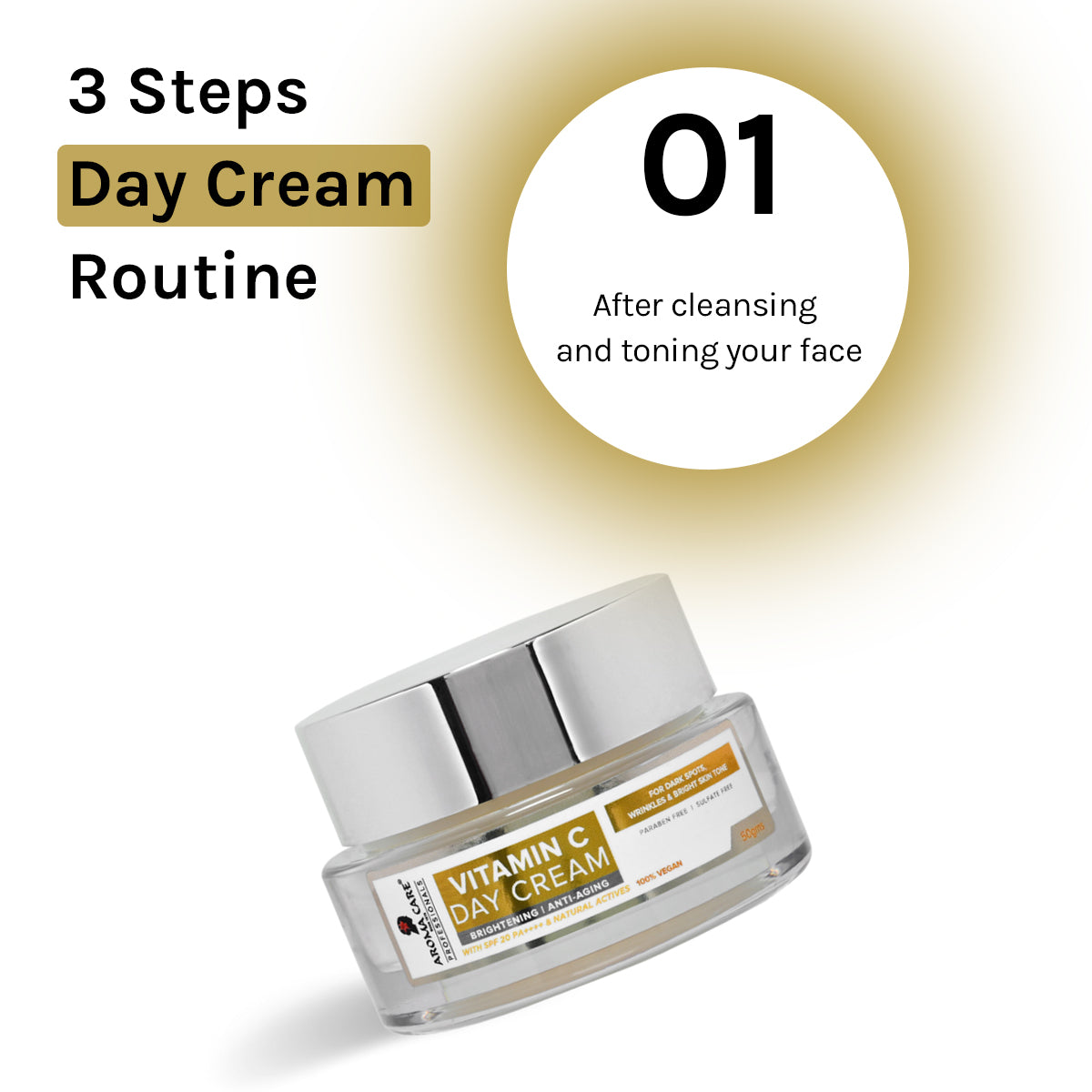Vitamin C Day Cream for Brightening, Nourishment & Even Skin Tone 50gm