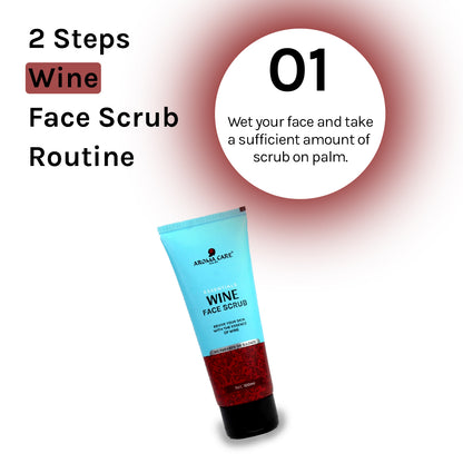 Wine Party Kit – Face Scrub & Face Wash for Radiant Glowing Skin