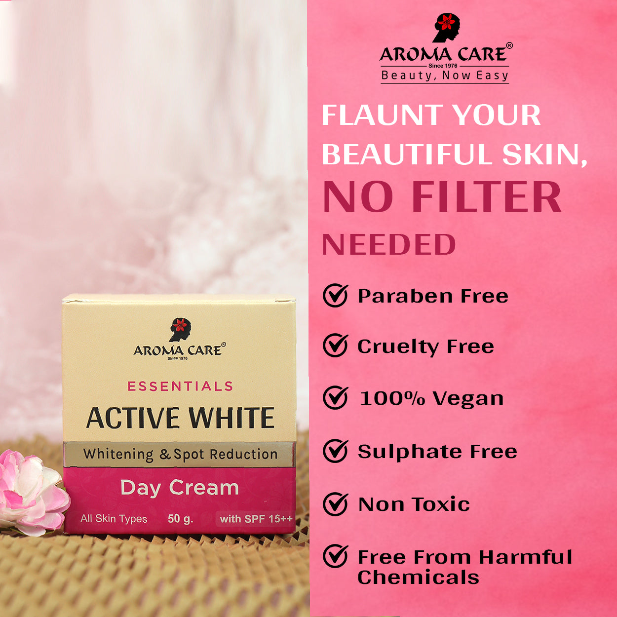 Active White Whitening and Spot Reduction Day Cream