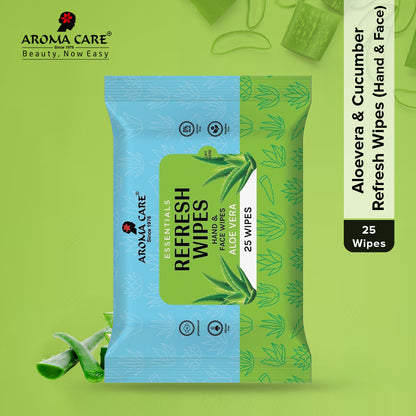 Aloe Vera & Cucumber Refresh Wipes