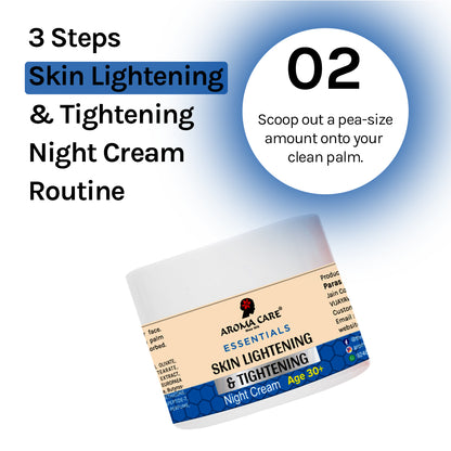 Skin Lightening & Tightening Night Cream 30+ with Anti-Aging & Firming 50gm