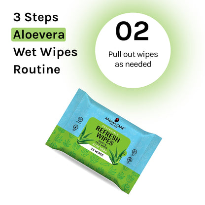 Aloe Vera & Cucumber Refresh Wipes