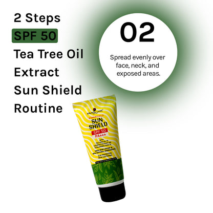 Sun Shield SPF 50 PA+++ Sunscreen With Tea