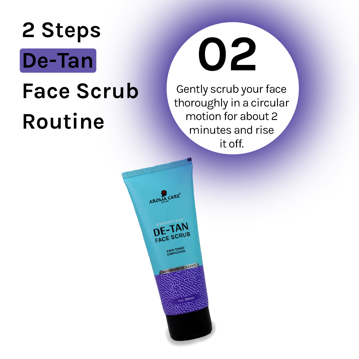 De-Tan Party Kit – Face Scrub & Face Wash for Instant Tan Removal & Radiant Skin