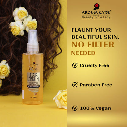 Hair Serum for Frizz Control, Smooth & Shiny Hair