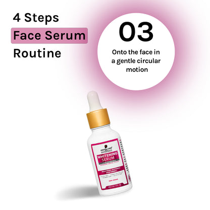 Whitening Face Serum with Vitamin C, Niacinamide & Kojic Acid for Radiant Skin