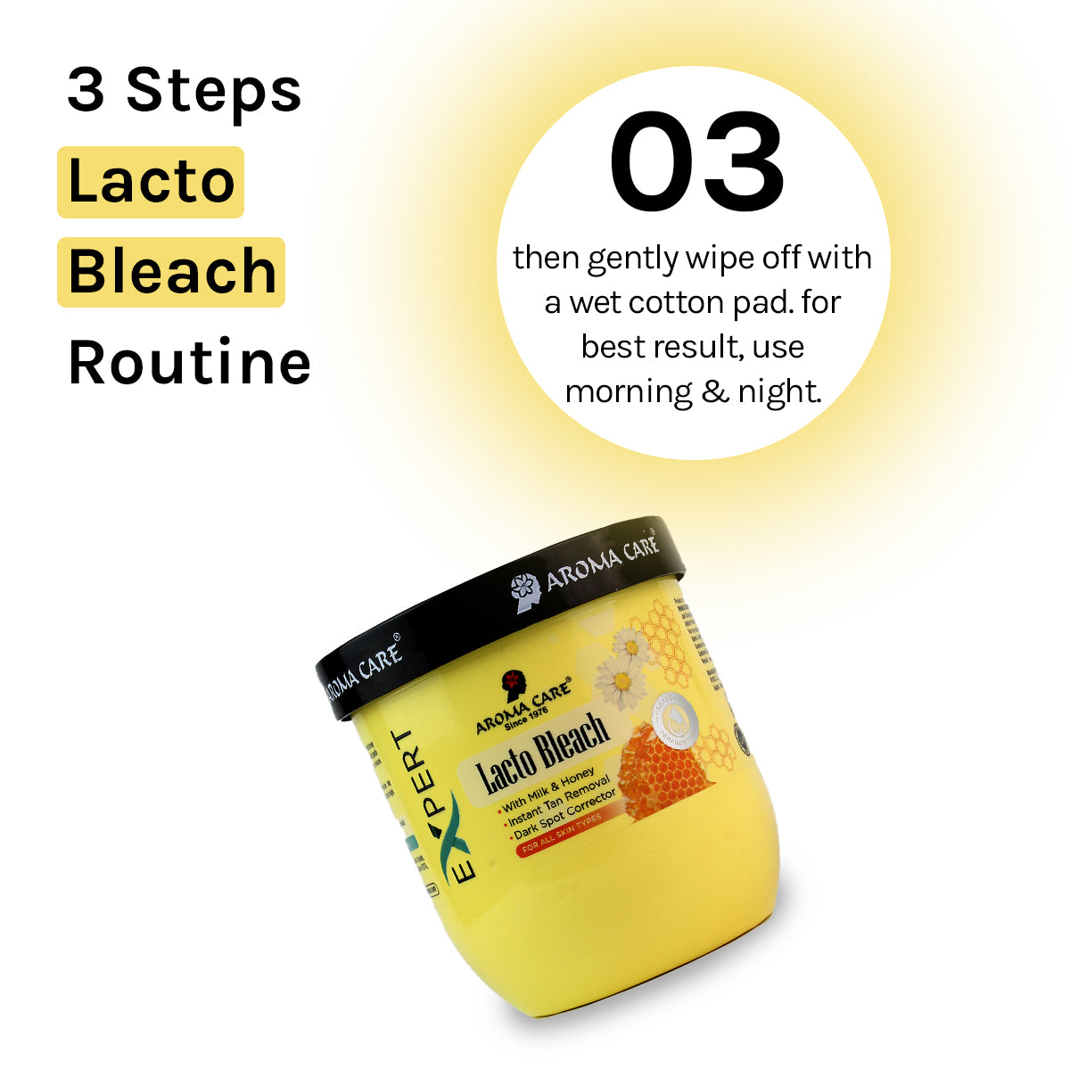 Lacto Bleach Cream for Tan Removal