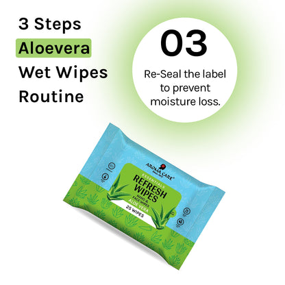 Aloe Vera & Cucumber Refresh Wipes