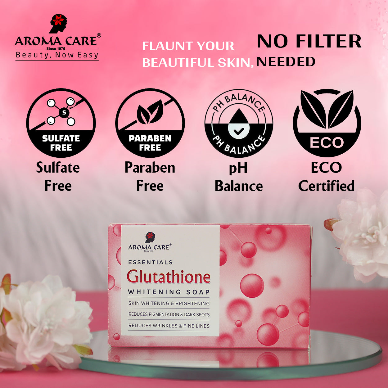 Glutathione Skin Whitening & Brightening Soap (Pack of 2)