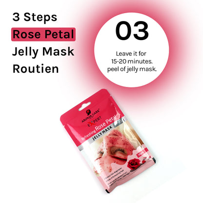 Refreshing Rose Petal Jelly Peel-Off Mask , Hydrating & Skin