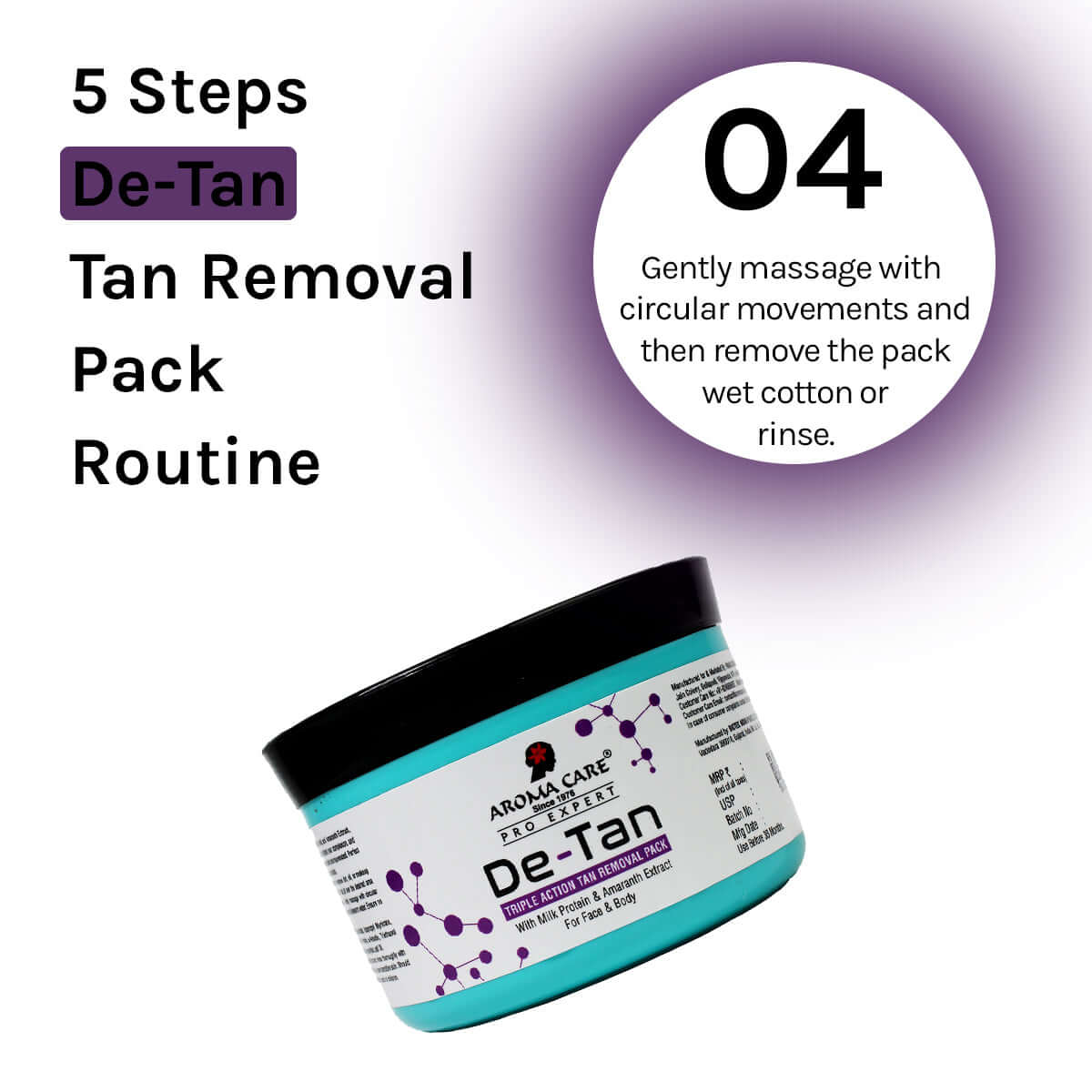 Pro Expert De-Tan Triple Action Tan Removal Pack 250gm