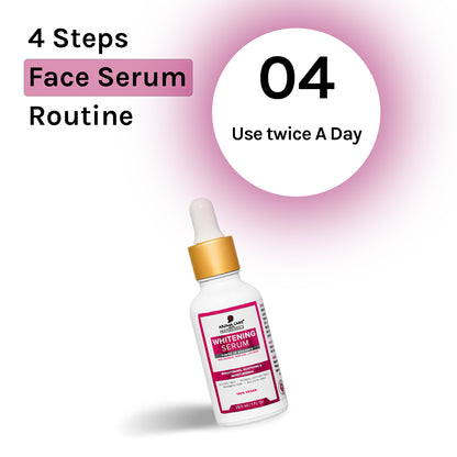 Whitening Face Serum with Vitamin C, Niacinamide & Kojic Acid for Radiant Skin