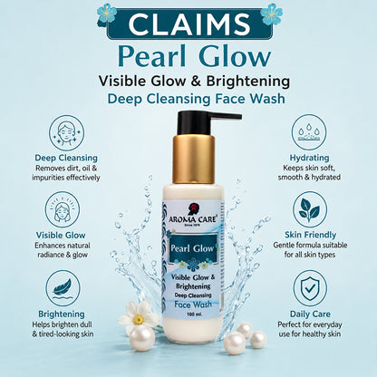 Pearl Glow Visible Glow & Brightening Deep Cleansing Face Wash 100ml