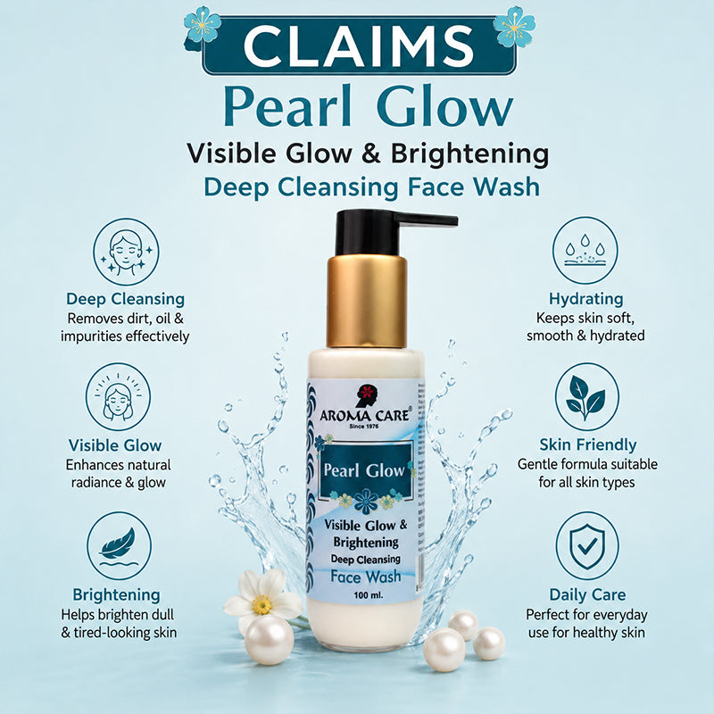 Pearl Glow Visible Glow & Brightening Deep Cleansing Face Wash 100ml