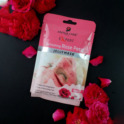 Refreshing Rose Petal Jelly Peel-Off Mask , Hydrating & Skin